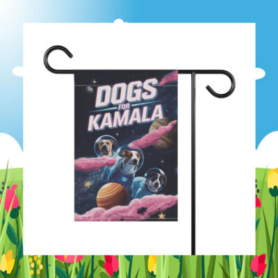 Dogs For Kamala 24 Election Flag