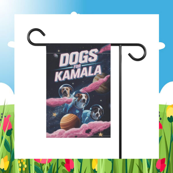 Dogs For Kamala 24 Election Flag