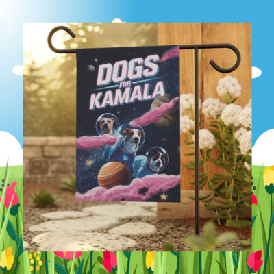 Dogs For Kamala 24 Election Flag