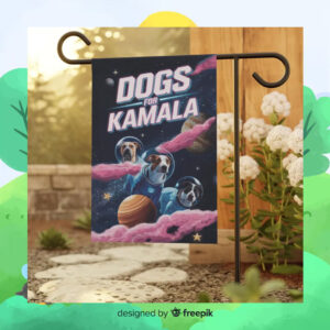 Dogs For Kamala Garden Flag