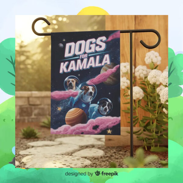 Dogs For Kamala Garden Flag