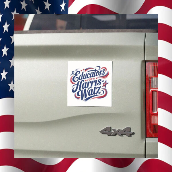 Educators For Harris Walz Car Magnet