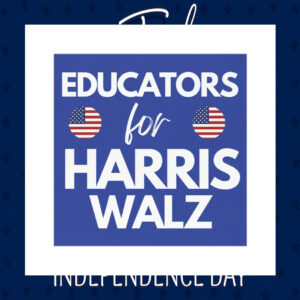 Educators For Harris Walz Car Magnets