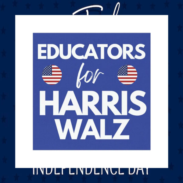 Educators For Harris Walz Car Magnets