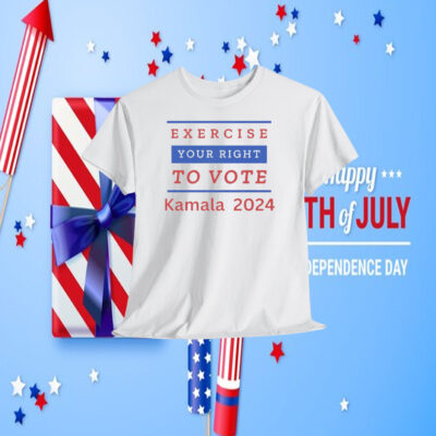Exercise Your Right To Vote Kamala 2024 Shirt