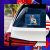 Felines Not Felons Harris 2024 Vote Blue Vinyl Decal