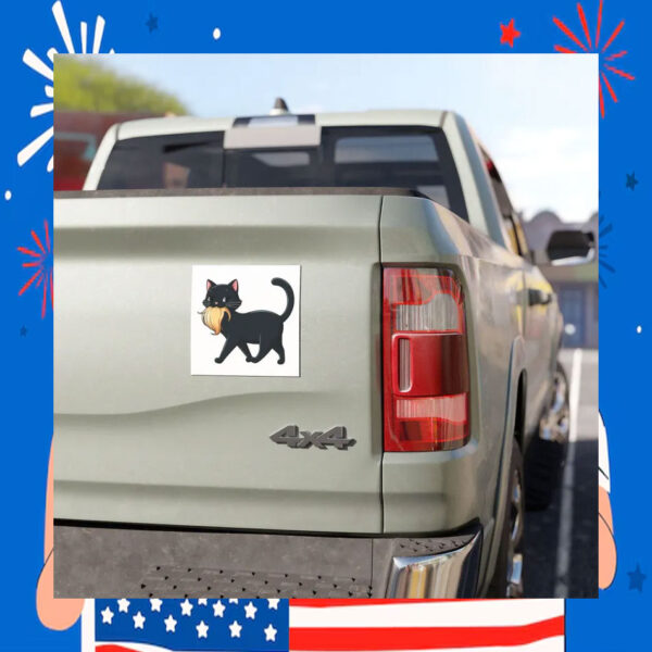 Felines Not Felons Kamala Harris Car Magnet - Image 2