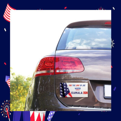 For The Love Of Joe Vote Kamala 24 Car Magnets