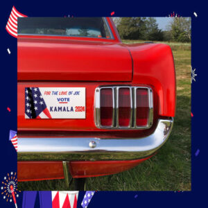 For The Love Of Joe Vote Kamala 24 Car Magnets