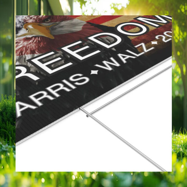 Freedom Harris Walz 2024 Yard Signs