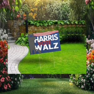 Funny Harris Vote Walz 2024 Yard Sign