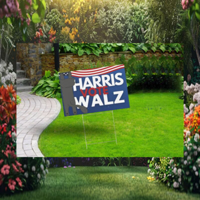 Funny Harris Vote Walz 2024 Yard Sign