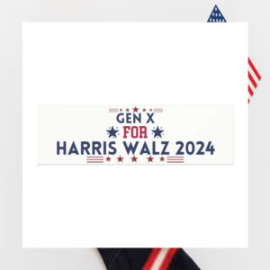 Gen X For Harris Walz 24 Car Magnets