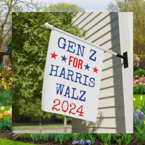 Gen Z For Harris Walz 2024 Flag