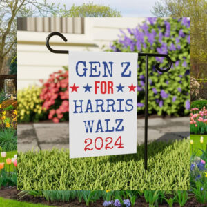 Gen Z For Harris Walz 2024 Flag