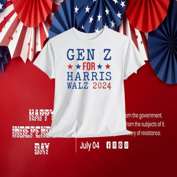 Gen Z For Harris Walz 2024 Shirt