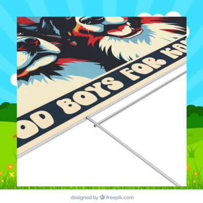 Good Boys For Kamala Harris Yard Sign