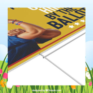 Grab Him By The Ballot Harris For President Political Yard Sign