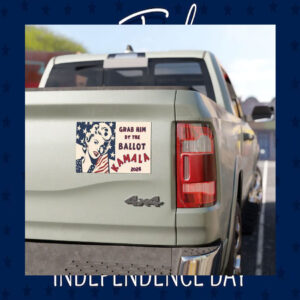 Grab Him By The Ballot Kamala 24 Car Magnets