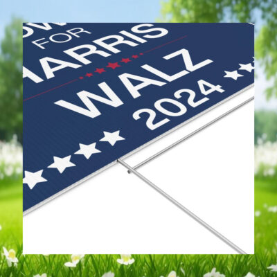 Gun Owners For Harris Walz 2024 Political Yard Sign