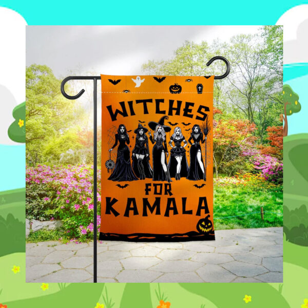 Halloween Witches For Kamala Spooky Flag