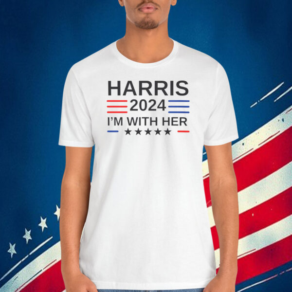 Harris 2024 I'm With Her Shirt