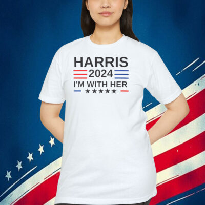 Harris 2024 I'm With Her Shirt