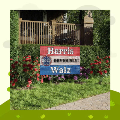 Harris 2024 Obviously Walz Yard Signs