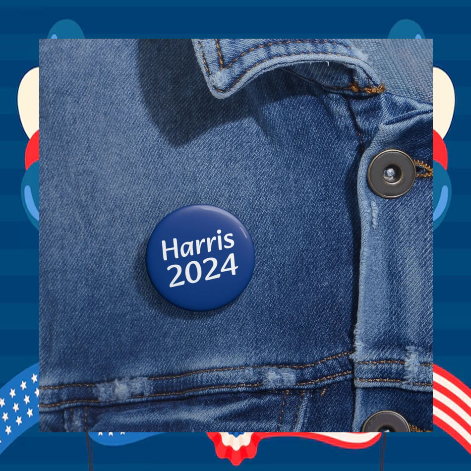 Harris 2024 Pin Button