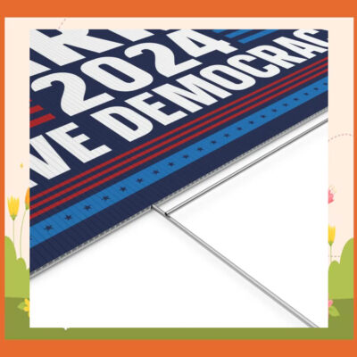 Harris 2024 Save Democracy Yard Sign