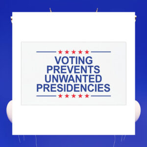 Harris 2024 Voting Prevents Unwanted Presidencies Car Magnet