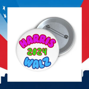 Harris 2024 Walz Button