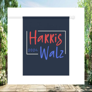 Harris 2024 Walz Election House Flag