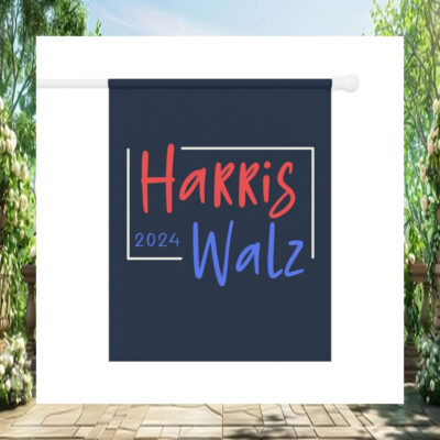 Harris 2024 Walz Election House Flag