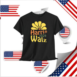 Harris 2024 Walz Flower Election Shirt