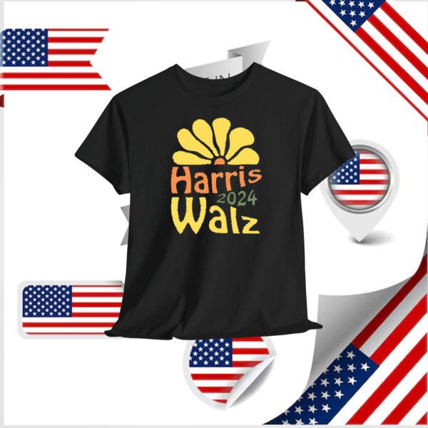 Harris 2024 Walz Flower Election Shirt