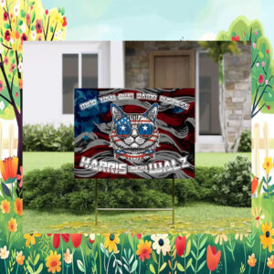 Harris 2024 Walz Mind Your Own Damn Business Yard Sign
