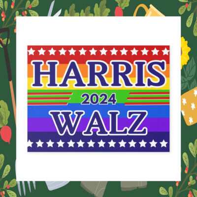 Harris 2024 Walz Plastic Yard Sign