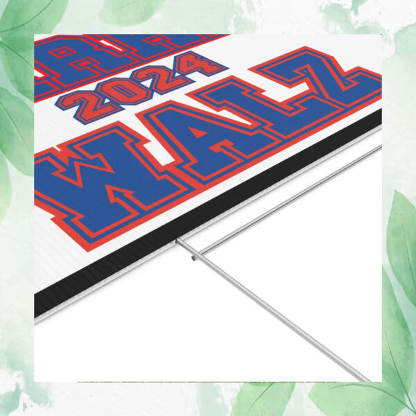 Harris 2024 Walz Plastic Yard Signs