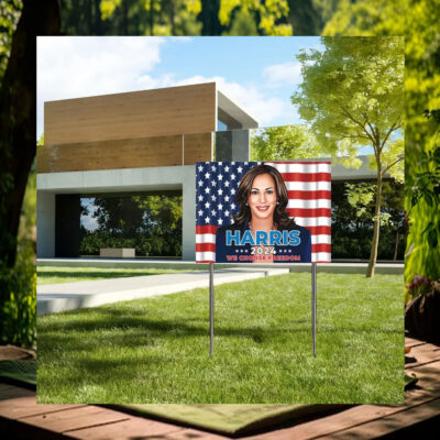 Harris 2024 We Choose Freedom Election Yard Sign