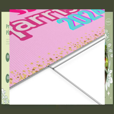 Harris 2024 With Tim Plastic Yard Sign