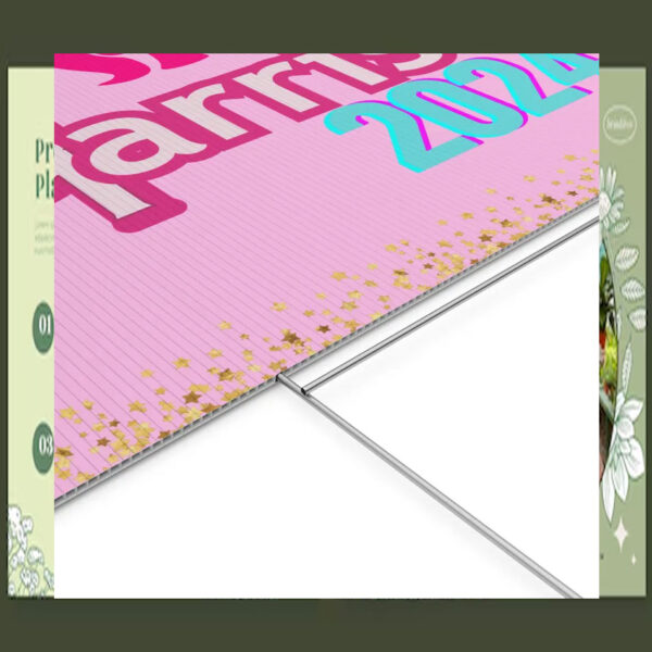 Harris 2024 With Tim Plastic Yard Sign