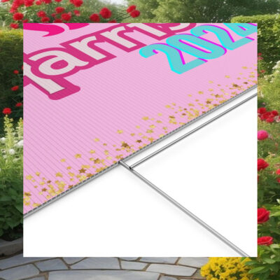 Harris 2024 With Tim Yard Sign