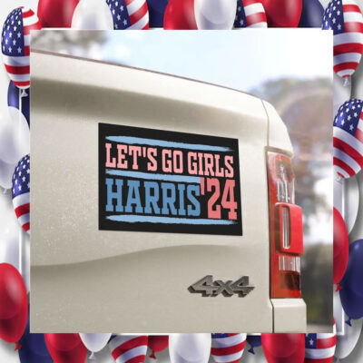 Harris 24 Let's Go Girl Car Magnet