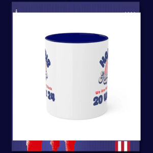 Harris America We Are Not Going Back 20 Walz 24 Mug