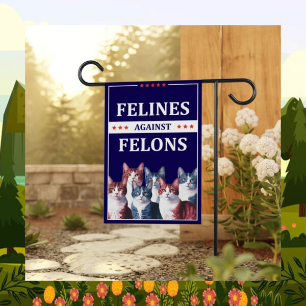 Harris Felines Against Felons Flag