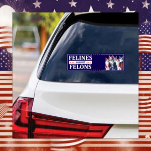 Harris Felines Against Felons Sticker Vinyl Decal