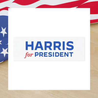 Harris For President 2024 Car Magnet