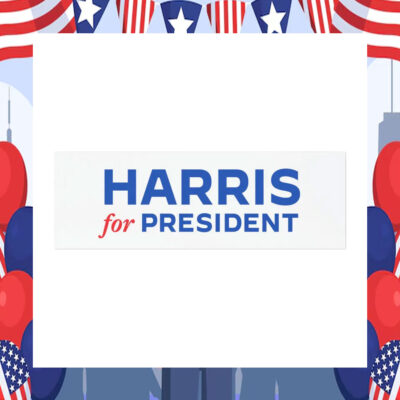 Harris For President 2024 Election Car Magnet