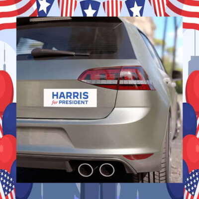 Harris For President 2024 Election Car Magnet